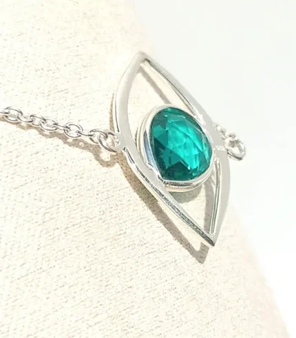 cat eye bracelet green side