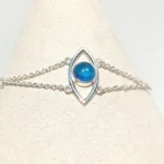 eye bracelet blue stone font