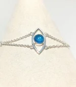 eye bracelet blue stone font