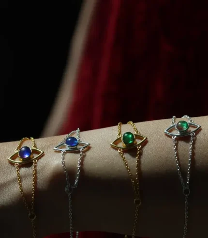 Eye Bracelet-Emerald