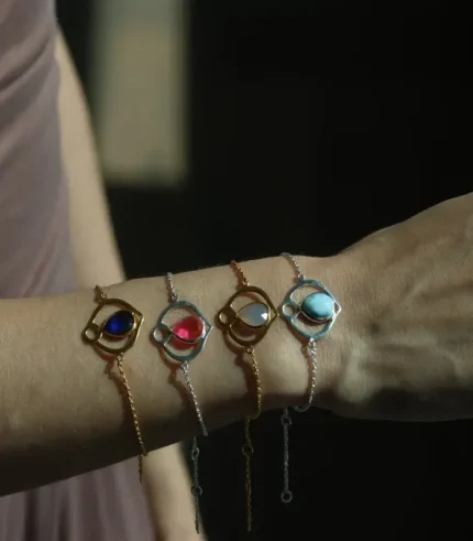 Cat Eye Bracelet-Emerald