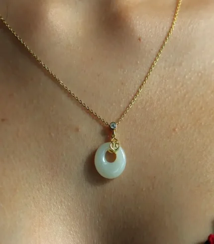 Wearing the Jade Bracelet-Bi Disk