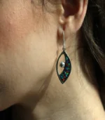 Tear Drop Earrings-Confetti Women's earrings with tear drop symbol