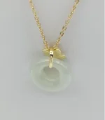 Jade Necklace-Lotus on Top women's necklace