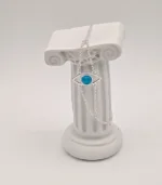 The Eye Bracelet-Blue Topaz on a pillar