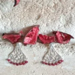 Chandelier Earrings-Ruby