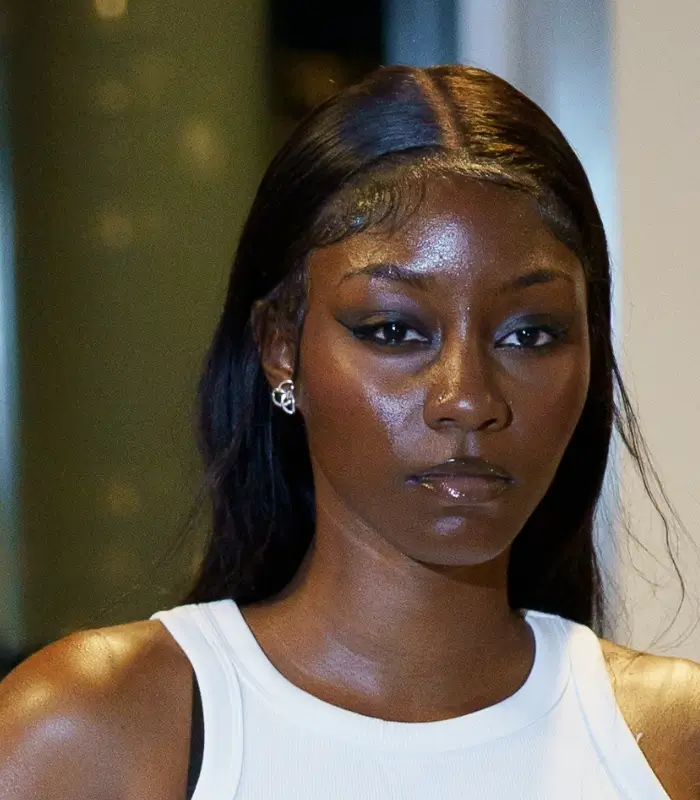 NY Fashion week loop earrings mexican collection model 700x800 Earrings-Loop - Image 6