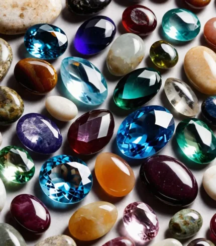 Handcrafted jewelry with natural gemstones