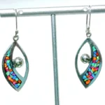 confetti earrings front