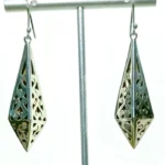 Pyramid earrings front