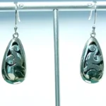 tear drop earrings front