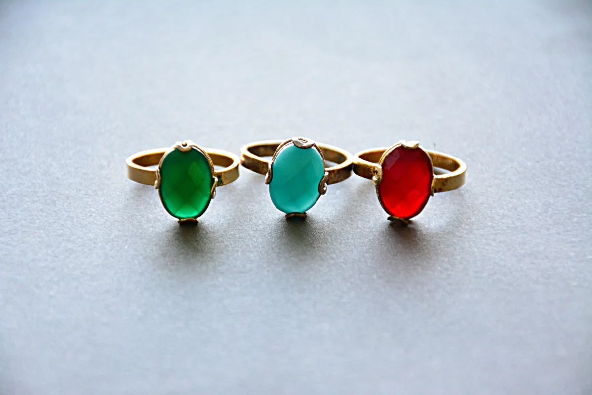 3 birthstone rings