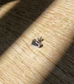 Black Jade Earrings Hearts