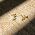White Jade Earrings