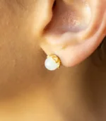 White Jade Earrings