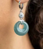 blue jade earrings