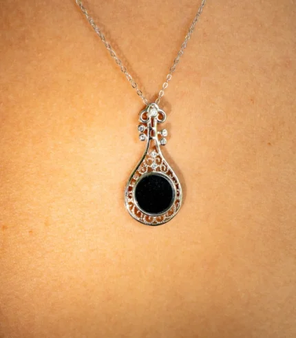 Black Jade Necklace Musical Instrument
