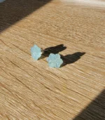 Jade Blue flower earring