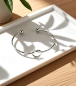 Love Knot Cuff Bracelet — Stainless Steel - Image 8