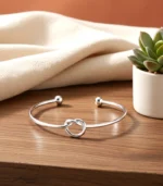 Love Knot Cuff Bracelet — Stainless Steel - Image 6