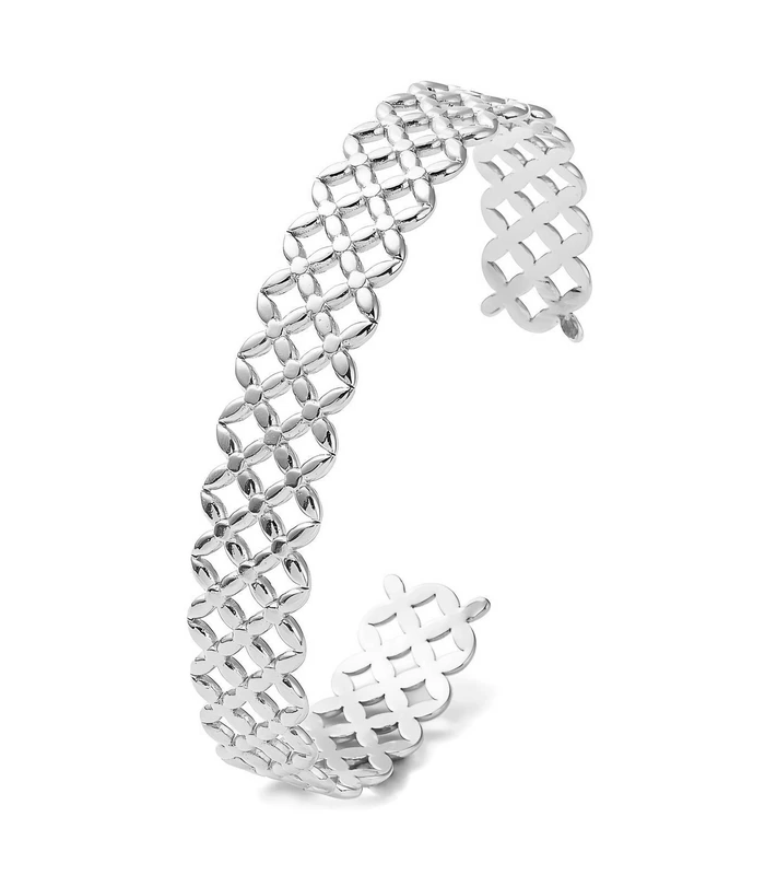 88674-front-700x800-1 stainless steel geometric lattice cuff bracelet