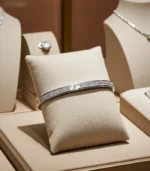 Rectangular CZ Bangle — Stainless Steel - Image 9