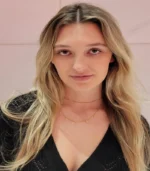 2-Layer Gold Crystal Drop Necklace Set - Image 6