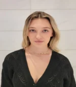 Crystal Herringbone Necklace - Image 4