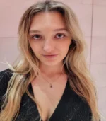 Gold Rainbow Mystic Crystal Pear Pendant Necklace - Image 2