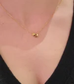 Gold Moon and Star Pendant Necklace - Image 3