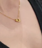 Gold Moon and Star Pendant Necklace - Image 5