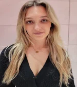 Gold Roman Numeral Barrel Pendant Necklace - Image 2