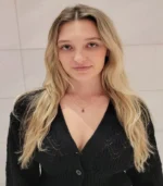 Gold Amethyst Crystal Pear Drop Pendant Necklace - Image 4