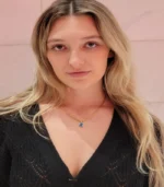 Gold Evil Eye Pendant Necklace on Twisted Gold Chain - Image 4