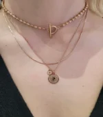 3-Layer Gold Toggle Chain and Coin Pendant Necklace Set - Image 2