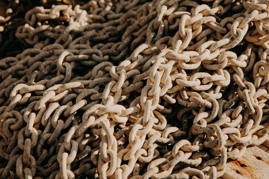 2-layer gold open-link chain and organic drop necklace set in 18K gold plated stainless steel