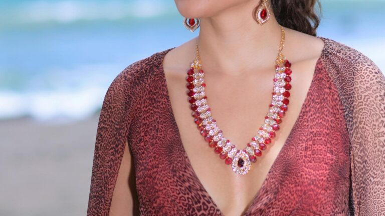 garnet necklace