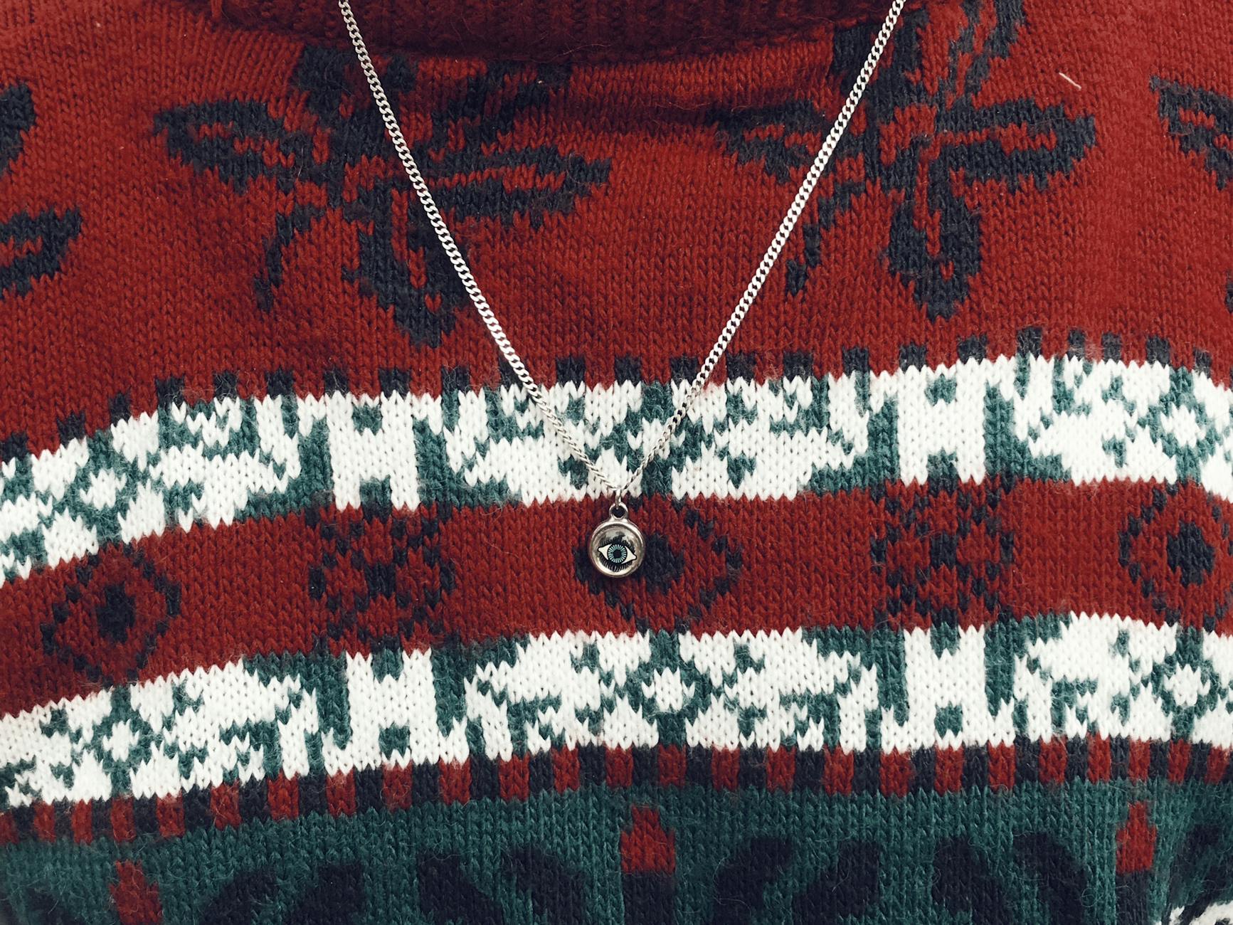 pendant over clothes