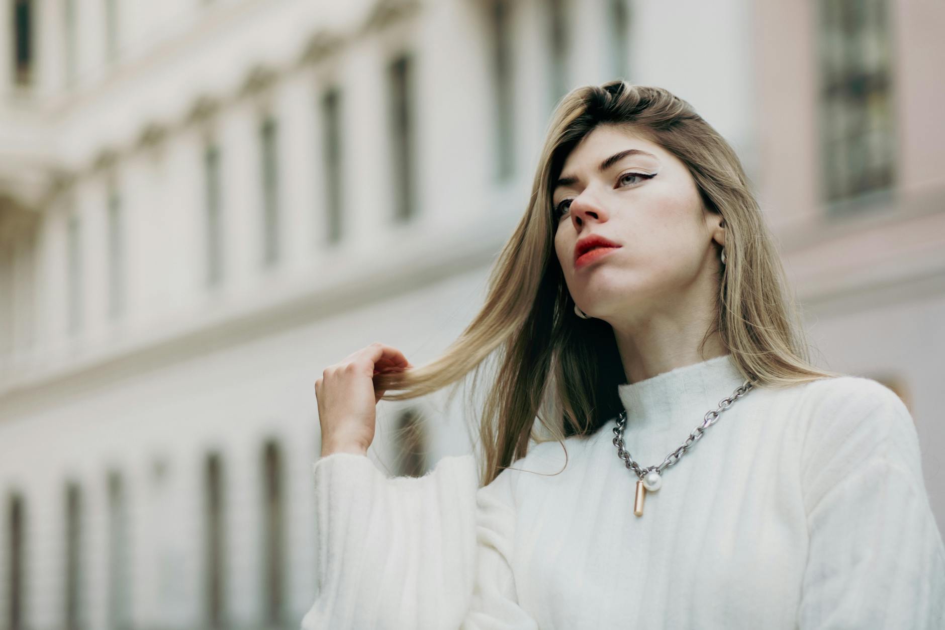winter jewelry layering