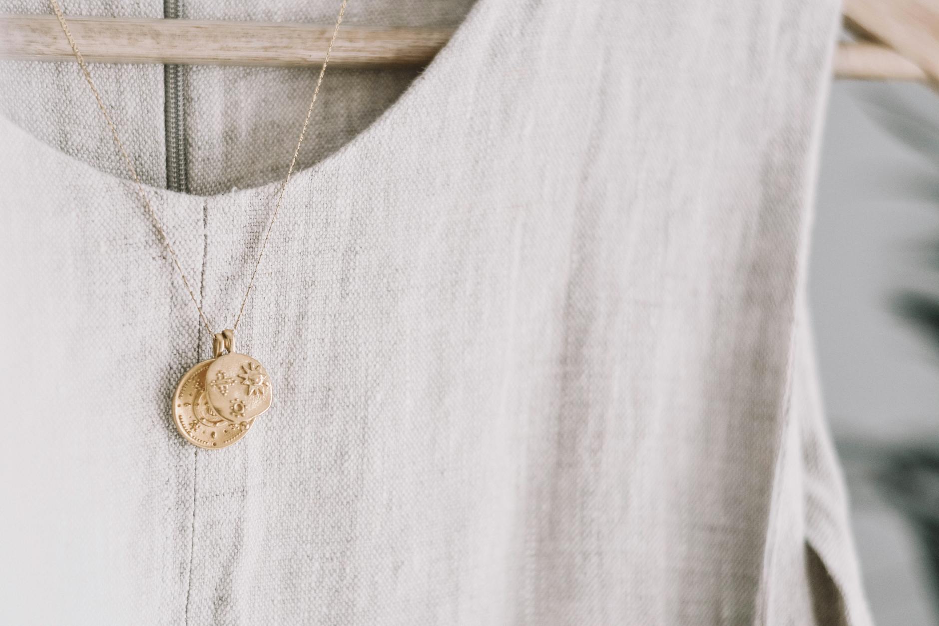 dainty jewelry linen