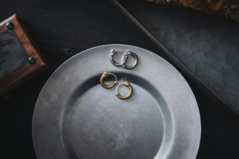 gold plated hoops