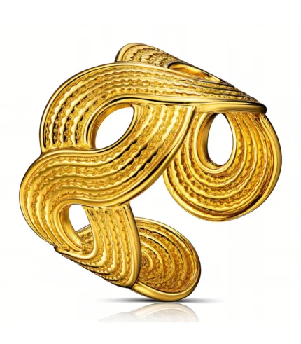 gold swirl ring