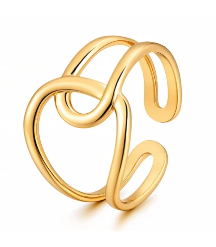gold knot ring