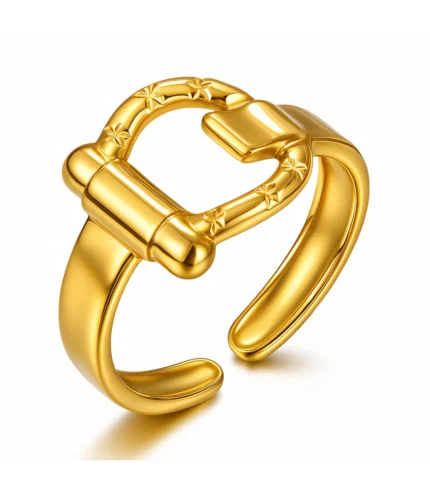 gold horseshoe ring