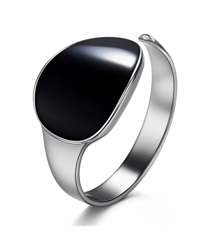 black signet ring