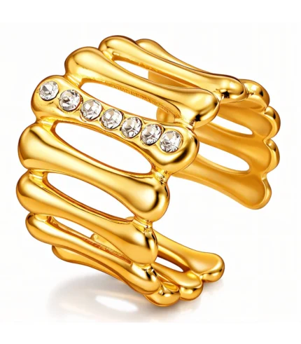gold cz ring