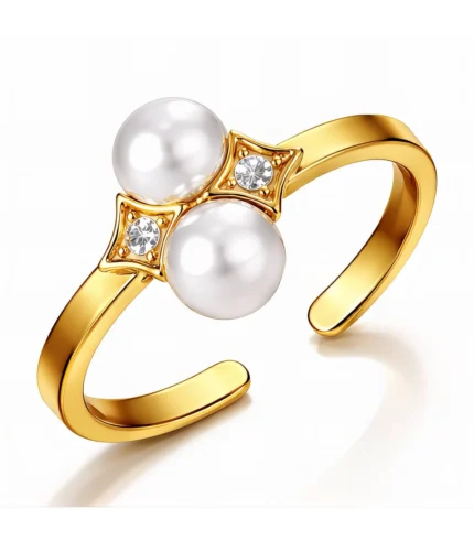 white stone ring
